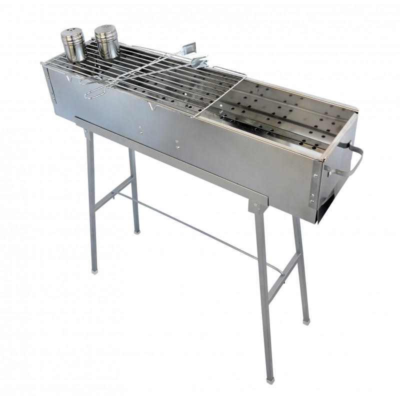 wijsvinger vreemd klep Party Griller 32" Stainless Steel Charcoal Grill w/ 20" Straight Grid Grate  (PG-3208S20) by www.partygriller.com
