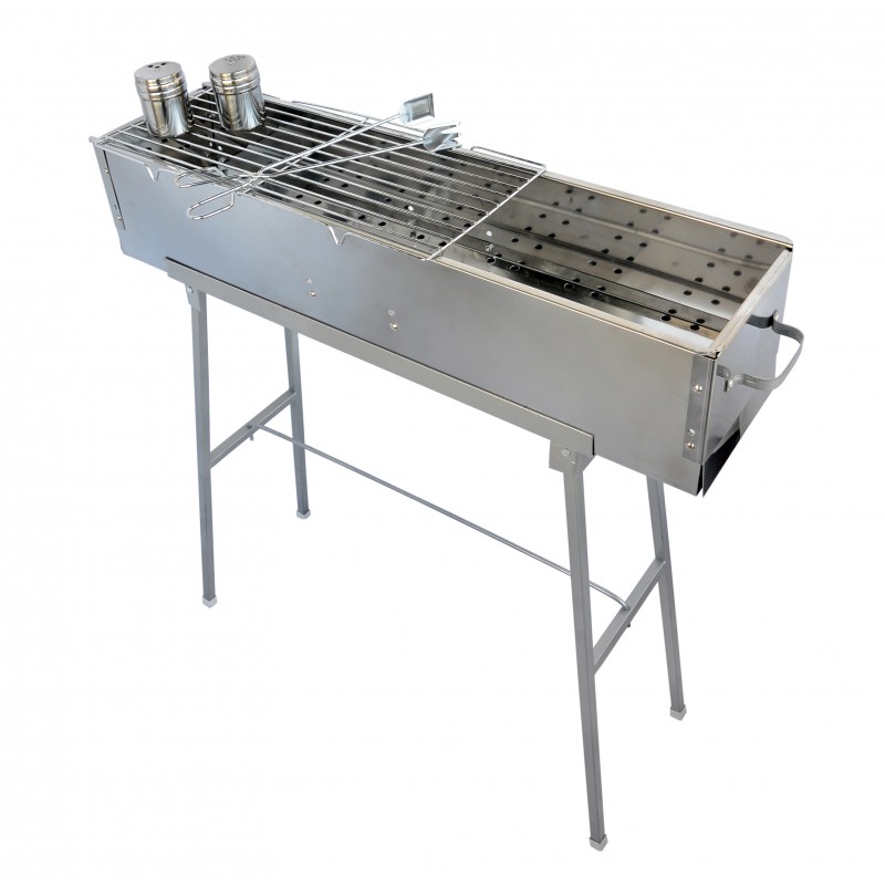 Spinning Grillers Charcoal Kebab Grill 48X 12 X 36